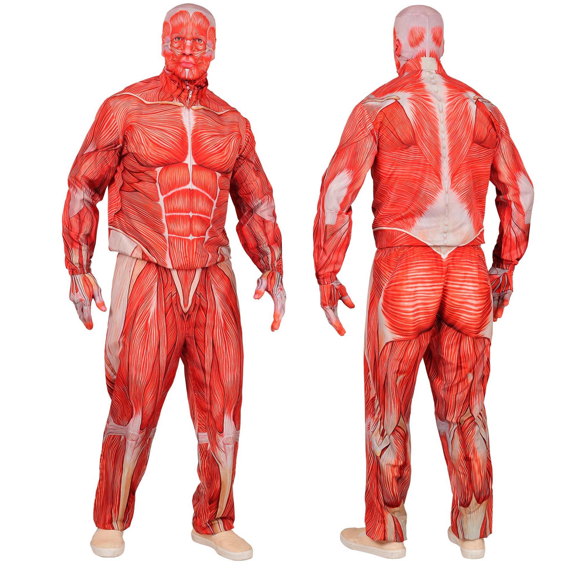 "ANATOMY FAST COSTUME" (Oberteil, Hose, Handschuhe, Maske) – Detailansicht