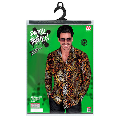 "ANIMAL PRINT LEOPARD PARTY FASHION HEMD" (Hemd) – Ansicht 5
