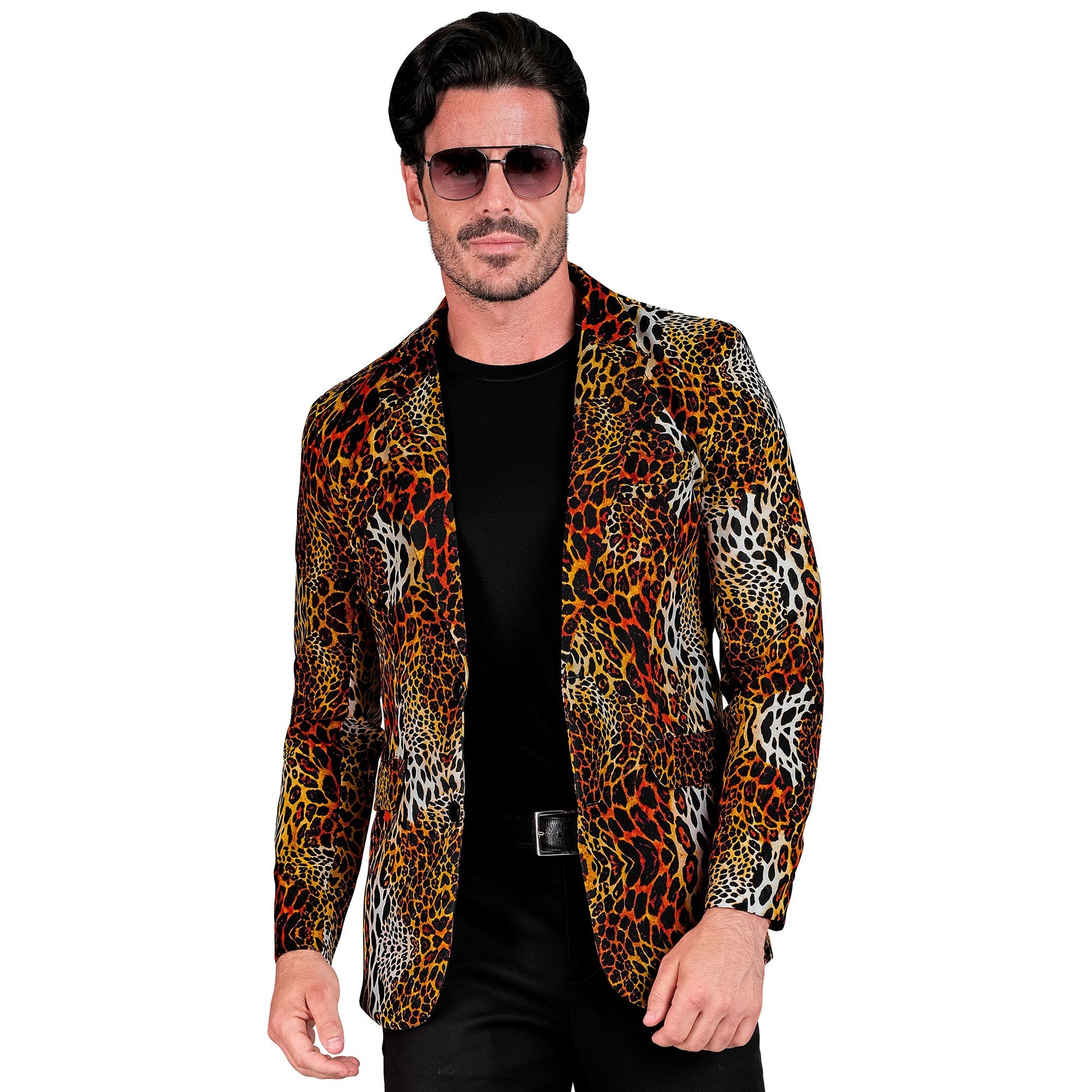 "ANIMAL PRINT LEOPARD PARTY FASHION JACKETT" (Jackett) – Vorderansicht