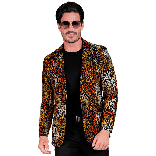"ANIMAL PRINT LEOPARD PARTY FASHION JACKETT" (Jackett) – Vorderansicht