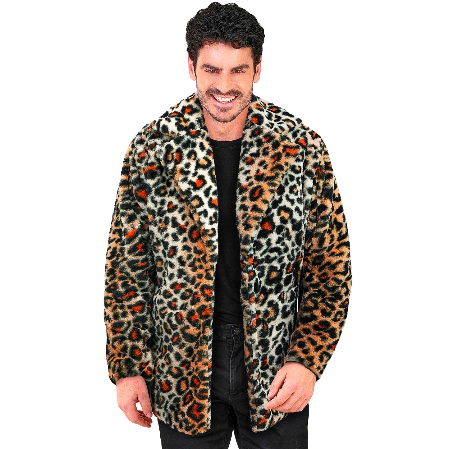 "ANIMALIER LEOPARDENMUSTER PLÜSCHJACKE" – Ansicht 10