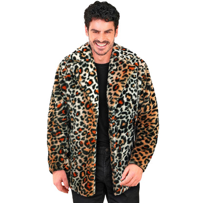 "ANIMALIER LEOPARDENMUSTER PLÜSCHJACKE" – Ansicht 7