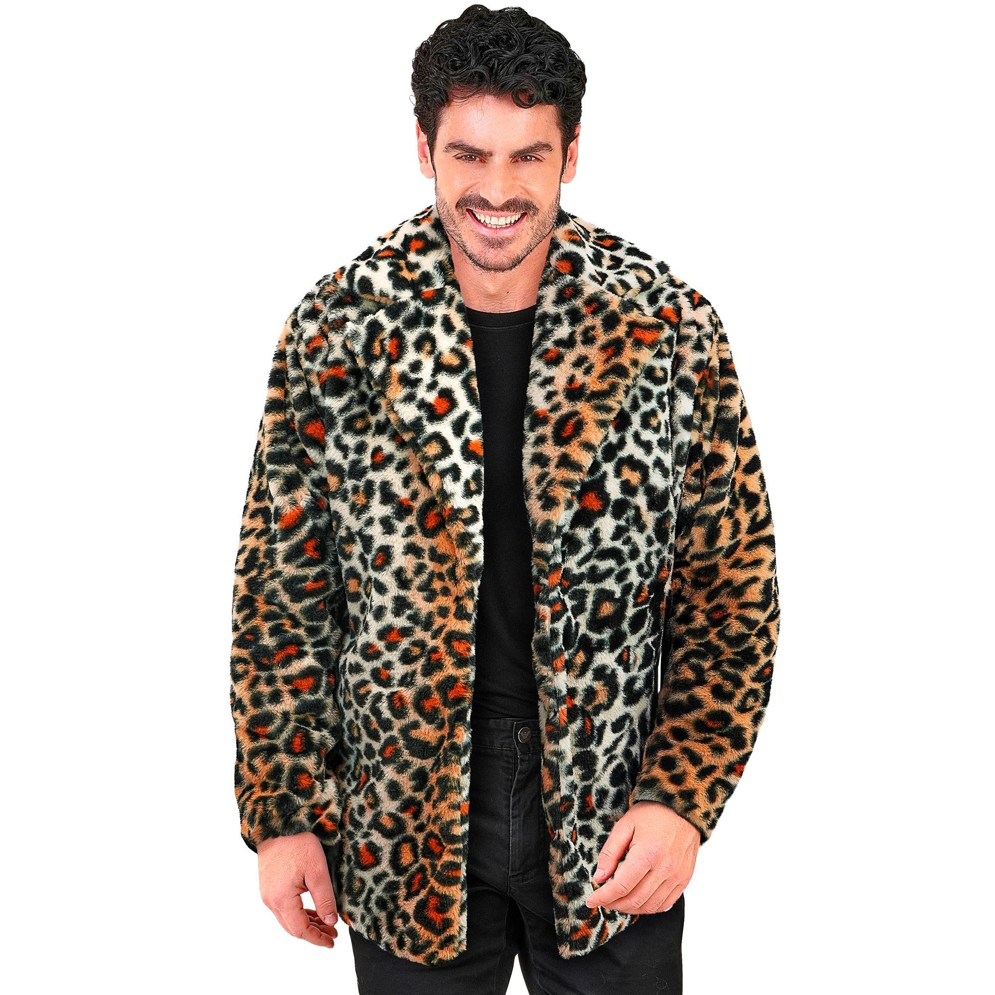 "ANIMALIER LEOPARDENMUSTER PLÜSCHJACKE" – Ansicht 8