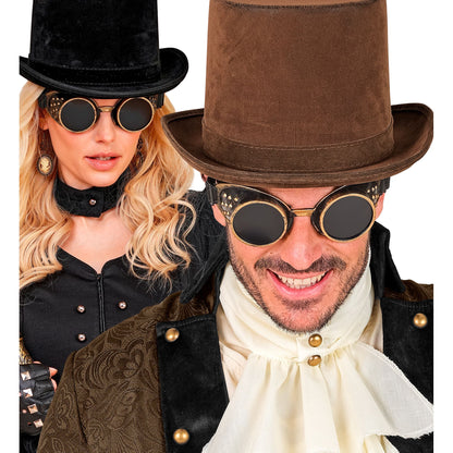 "ANTIK GOLDENE STEAMPUNK BRILLE" – Ansicht 3