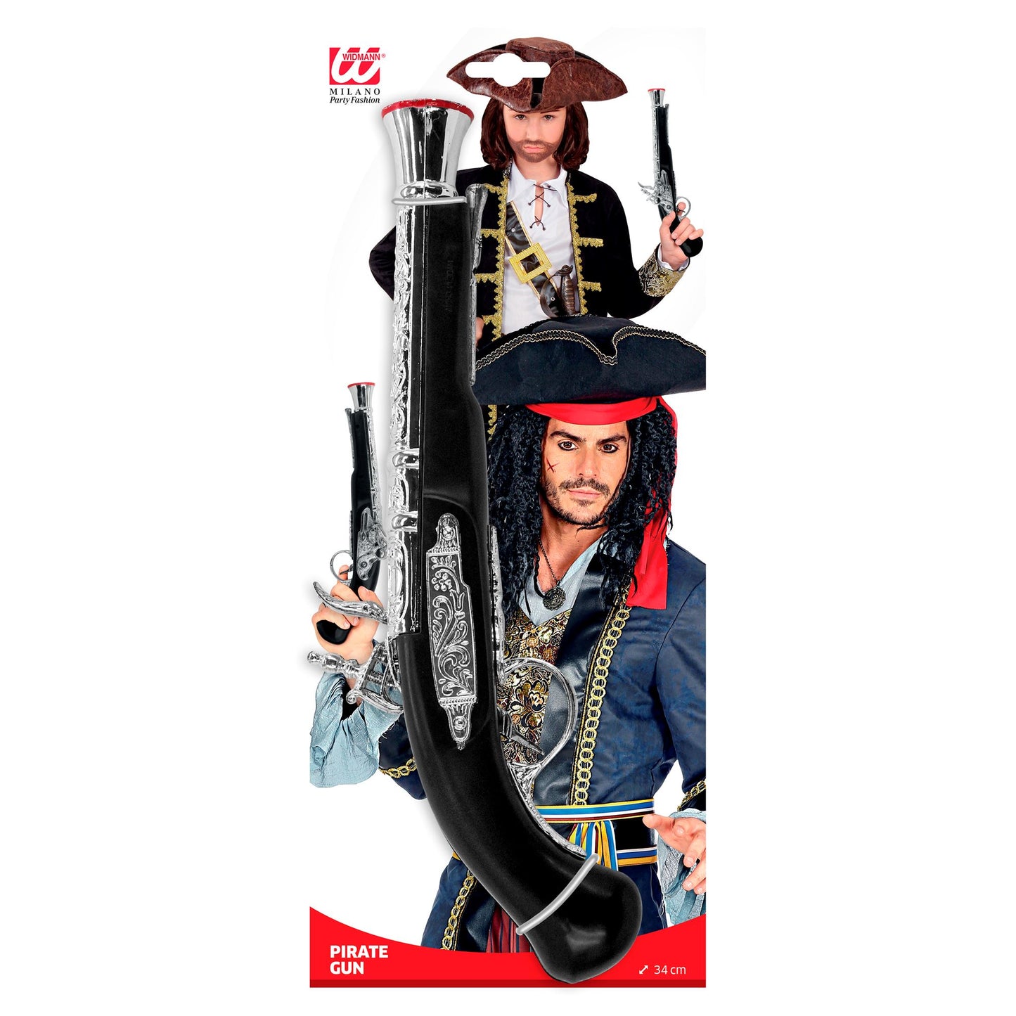 "ANTIKE PIRATENPISTOLE" 34 cm – Ansicht 3