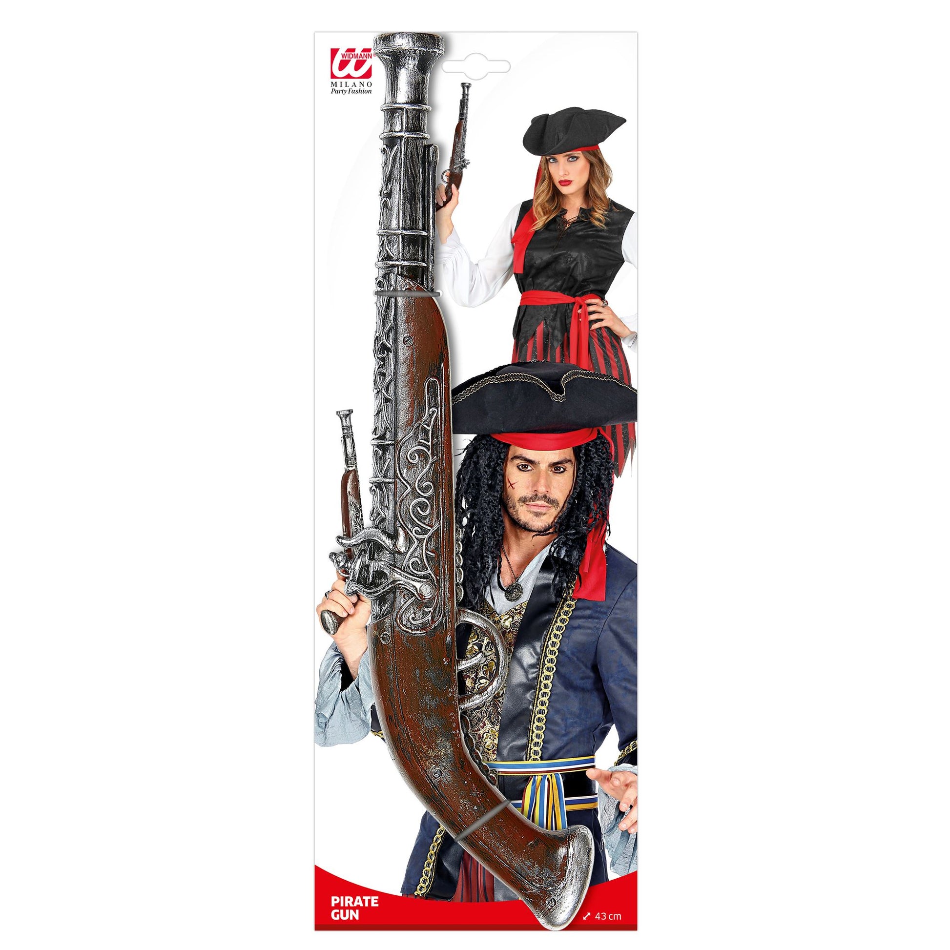 "ANTIKE PIRATENPISTOLE" 43 cm – Detailansicht