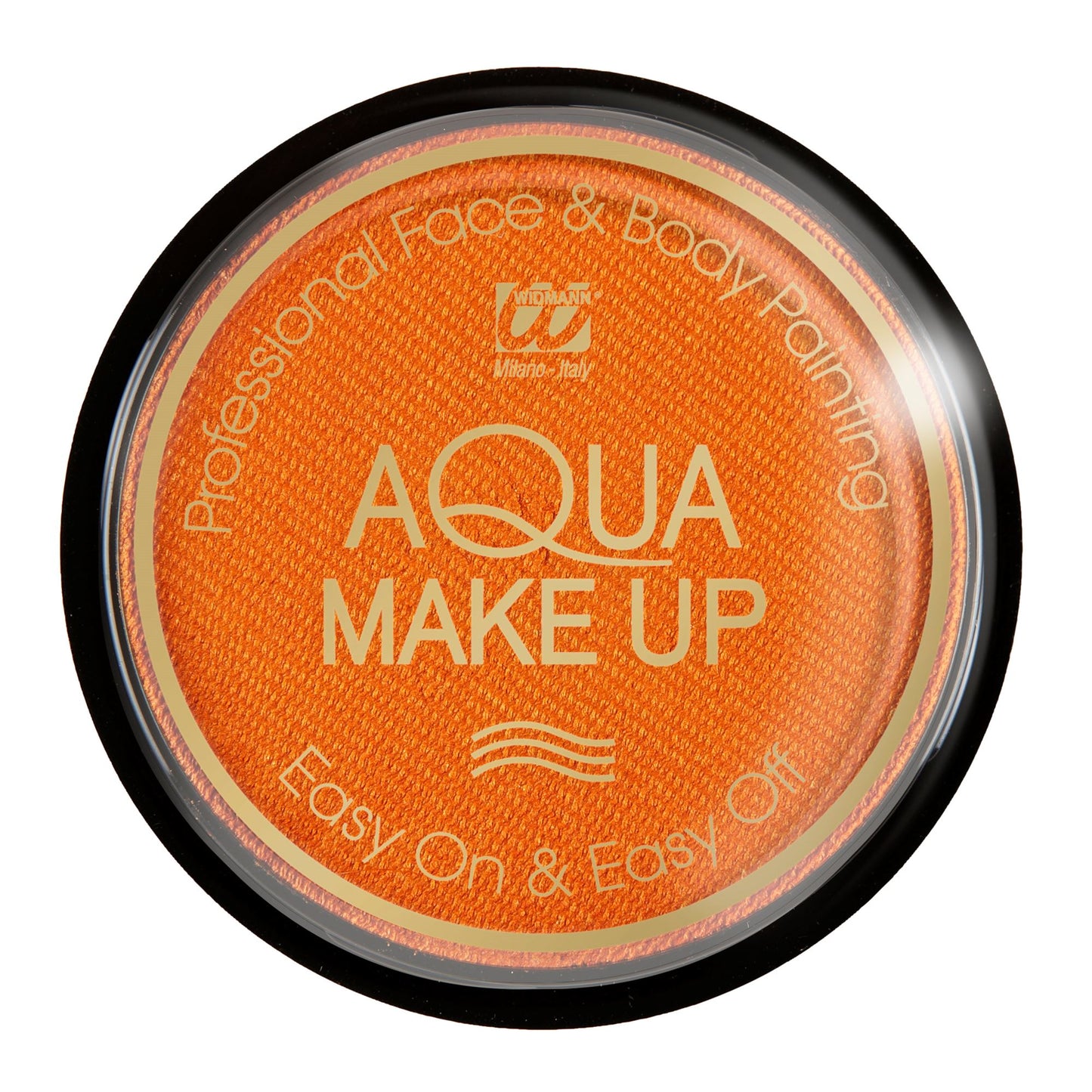 "AQUA MAKE-UP METALLISIERT ORANGE" 15 g – Vorderansicht