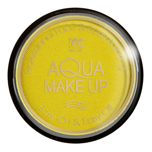 "AQUA MAKE-UP PASTELL-GELB" - 10 mL – Vorderansicht
