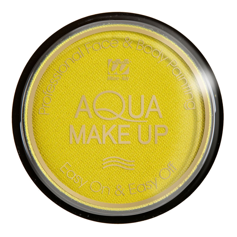"AQUA MAKE-UP PASTELL-GELB" - 10 mL – Vorderansicht