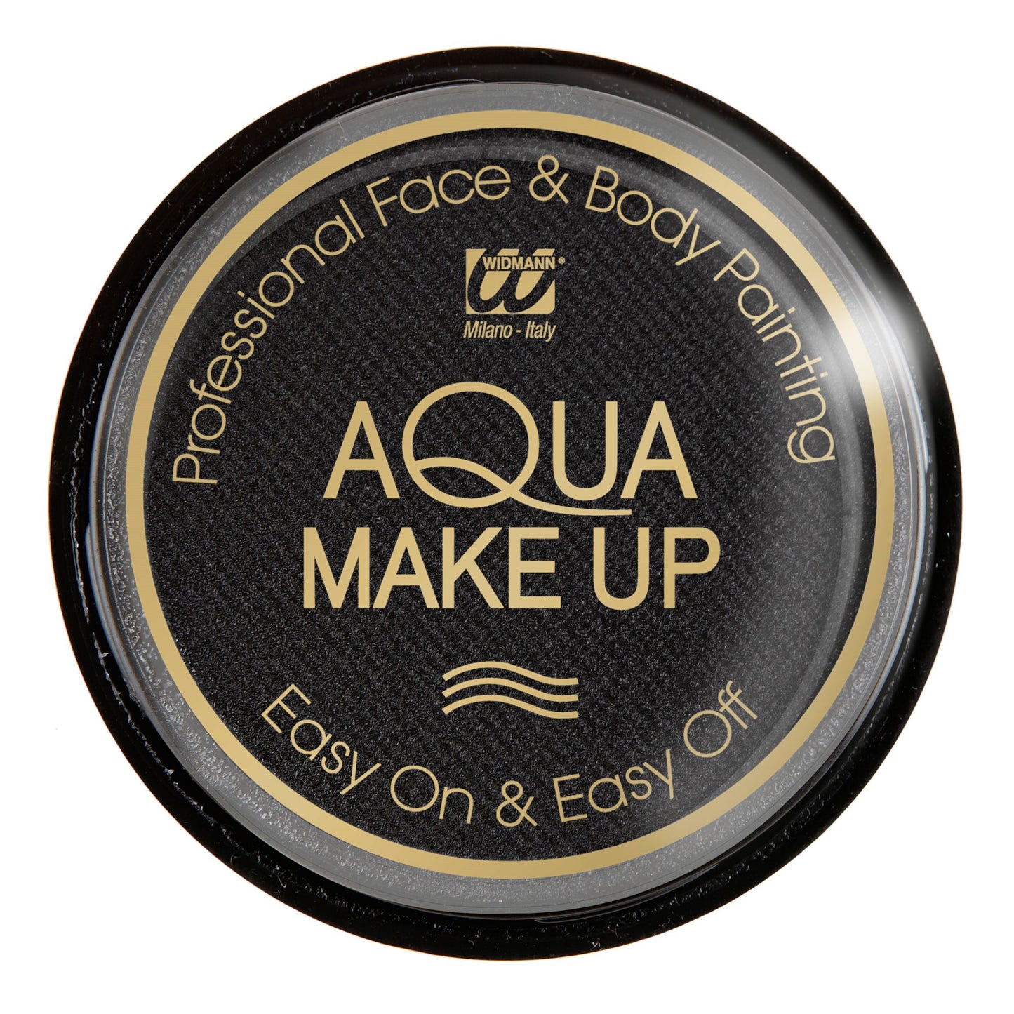 "AQUA MAKE UP SCHWARZ" - 10 mL – Vorderansicht