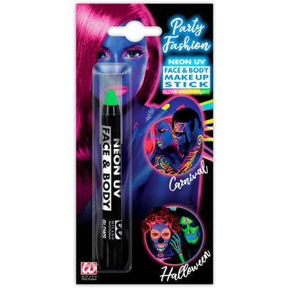 "AQUA SCHMINKSTIFTE NEON GRÜN" - 3,5 ml – Vorderansicht