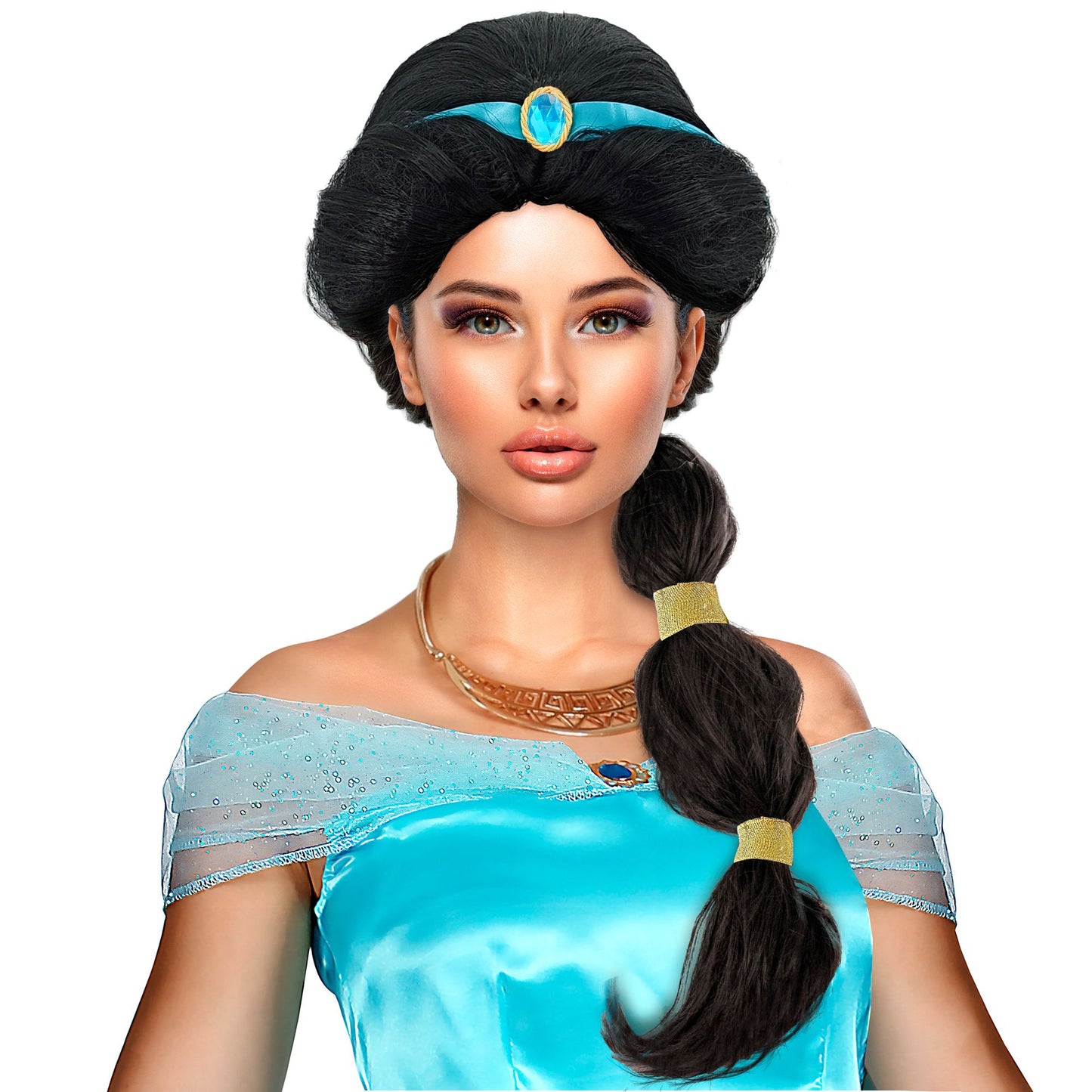 "ARABISCHE PRINZESSIN PERÜCKE" in Box – Vorderansicht