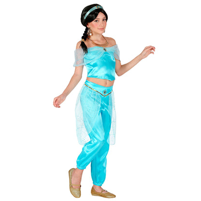 "ARABISCHE PRINZESSIN" (Top, Hose, Kopfband) – Vorderansicht