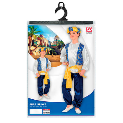"ARABISCHER PRINZ" (Hemd, Weste, Hose, Gürtel, Turban) – Detailansicht