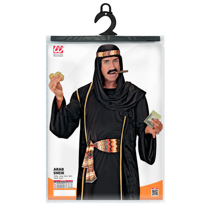 "Arabischer Scheich" (Robe - Lange Weste - Gürtel - Kopftuch) – Ansicht 3