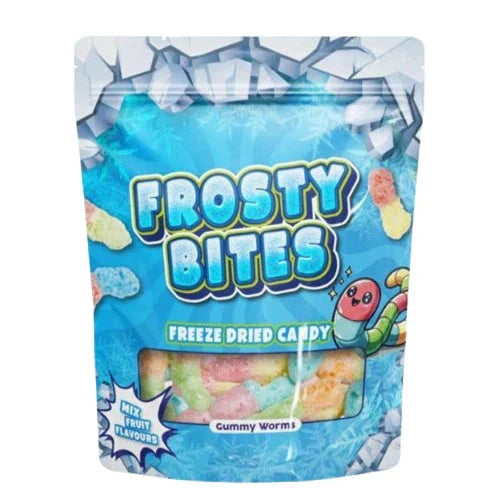 Arctic Farms Frosty Bites Sour Worms 50g gefriergetrocknete saure Würmer