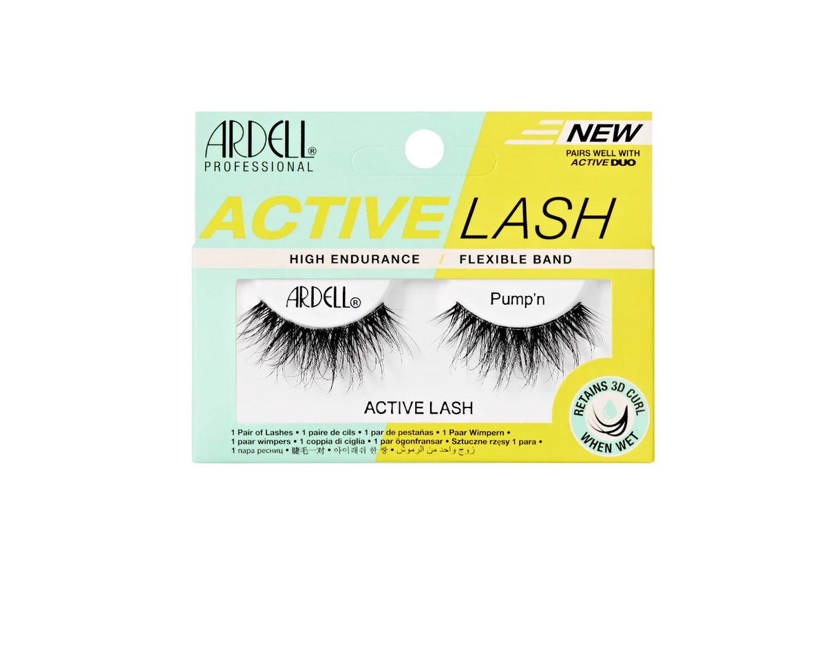 Ardell, Active Lashes Pump'n, Flexible Band, False Eyelashes