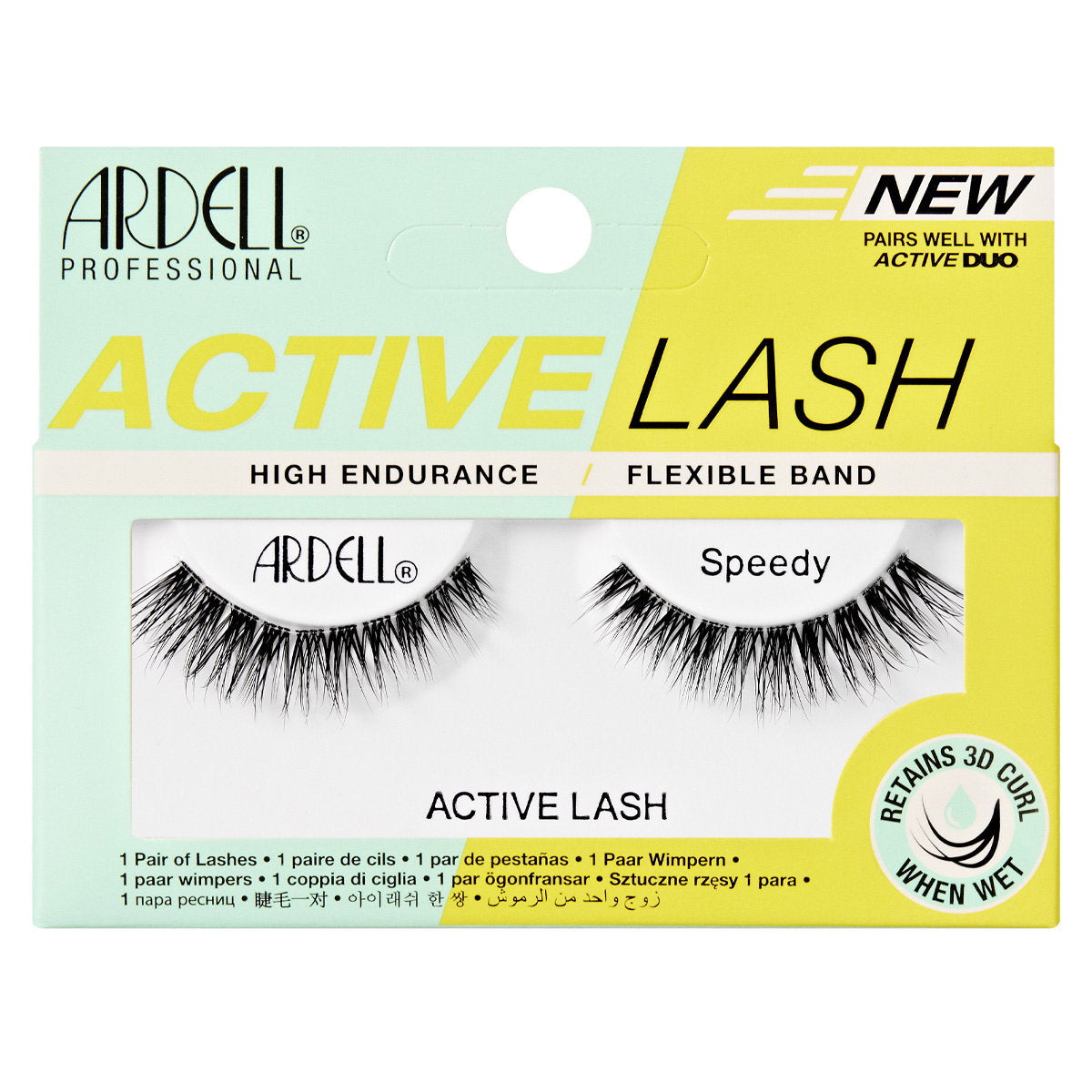 Ardell, Active Lashes Speedy, Flexible Band, False Eyelashes