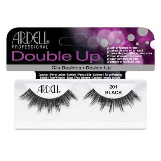 Ardell Ardell, Double Up, Falsche Wimpern, 201, Schwarz Regular