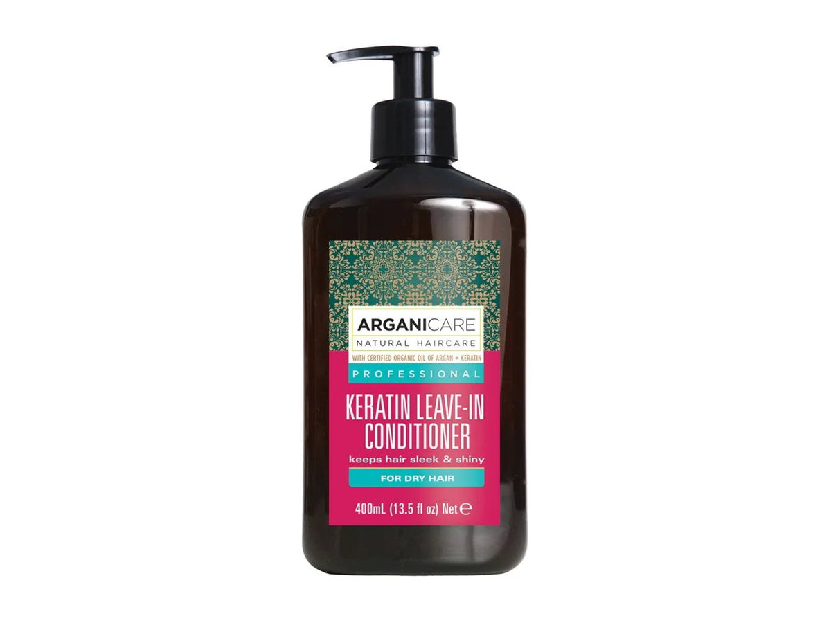 Arganicare, Keratin, Leave-In Conditioner, Glänzend, 400 ml