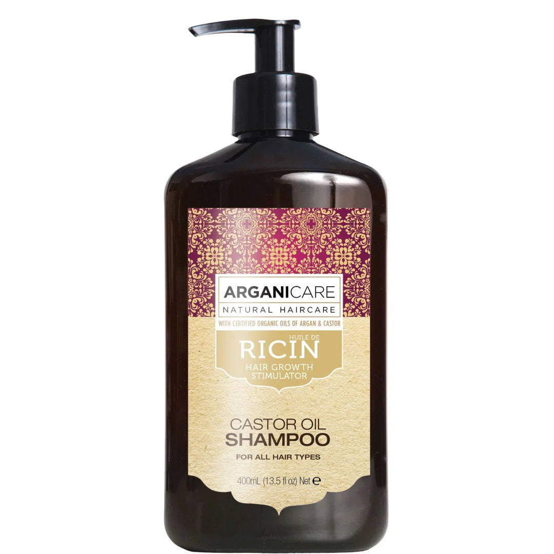 Arganicare, Ricin, Haarshampoo, Zur Wachstumsstimulation, 400 ml