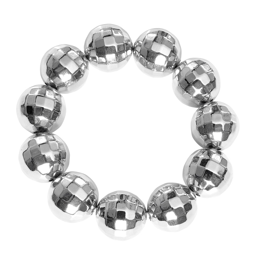 "ARMBAND DISCOKUGEL" – Vorderansicht