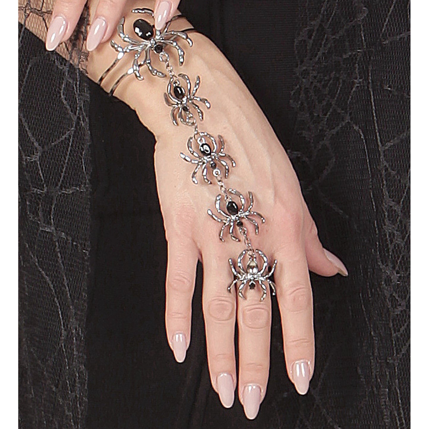 "ARMBAND MIT SPINNENRING" – Ansicht 3