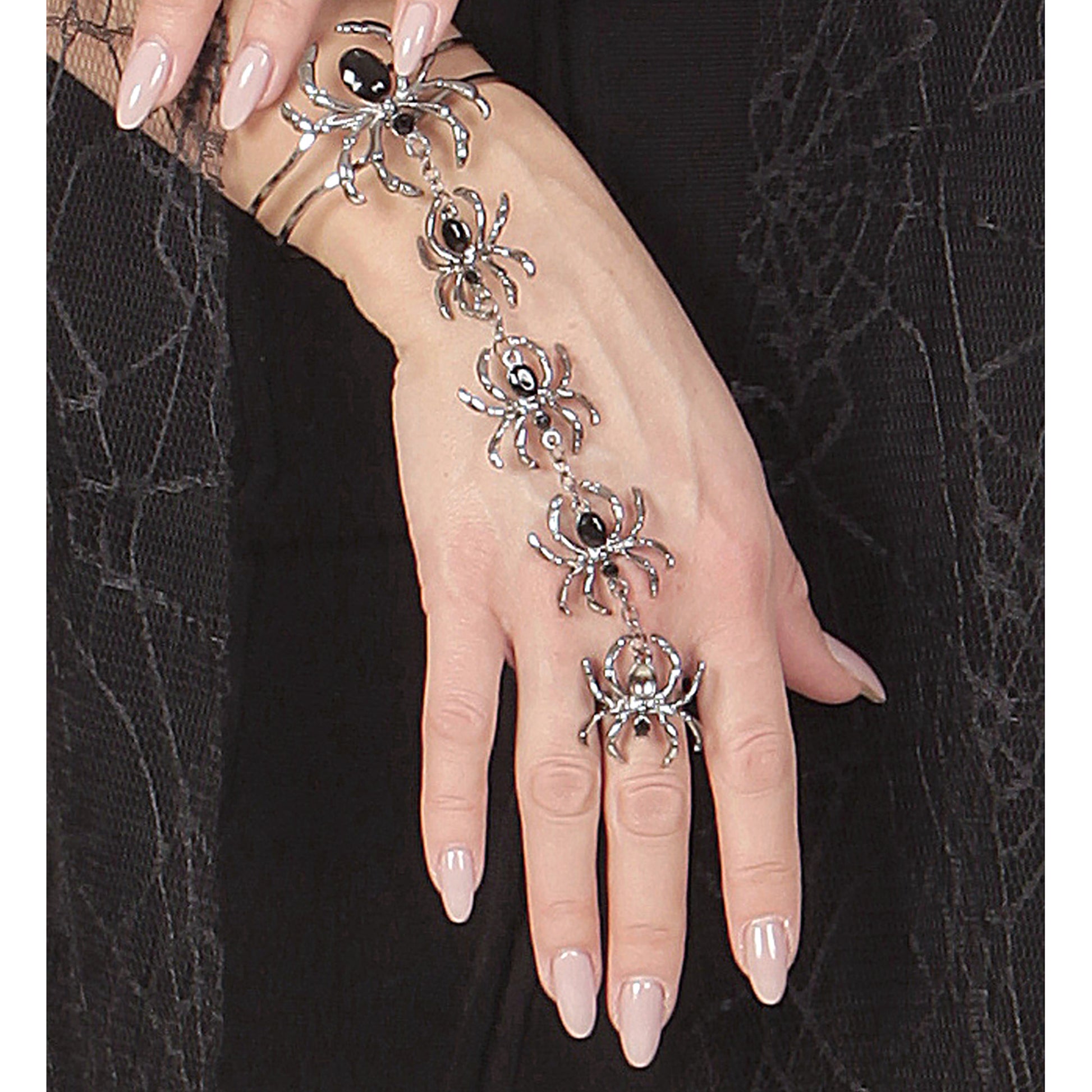 "ARMBAND MIT SPINNENRING" – Ansicht 3