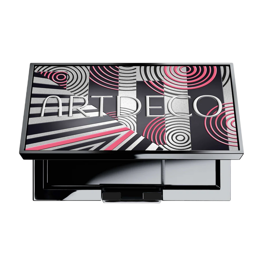 ArtDeco 40 Years Beauty Box leere schwarze Lidschattenpalette mit 4 Steckplätzen