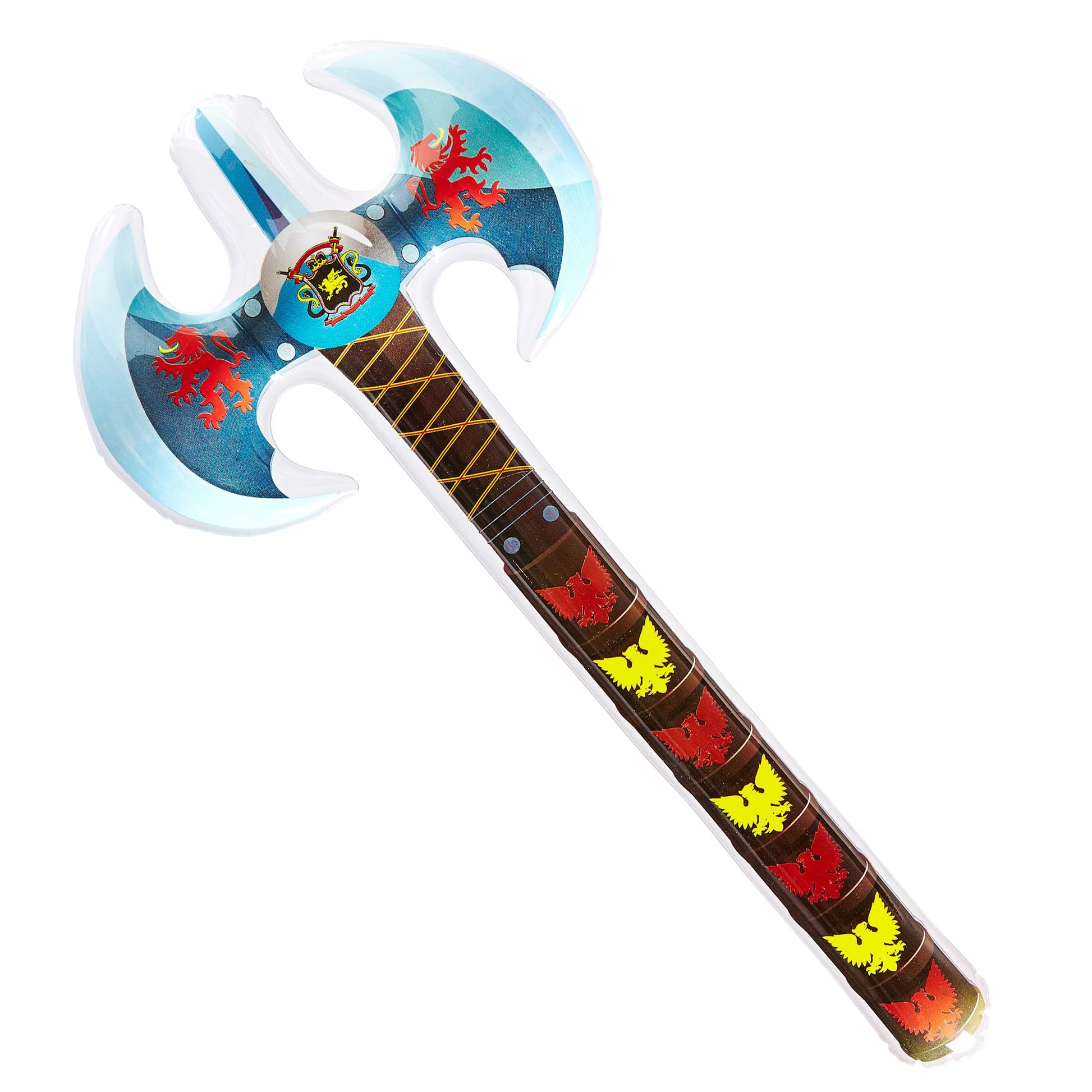 "AUFBLASBARE DOPPELAXT" 70 cm – Vorderansicht