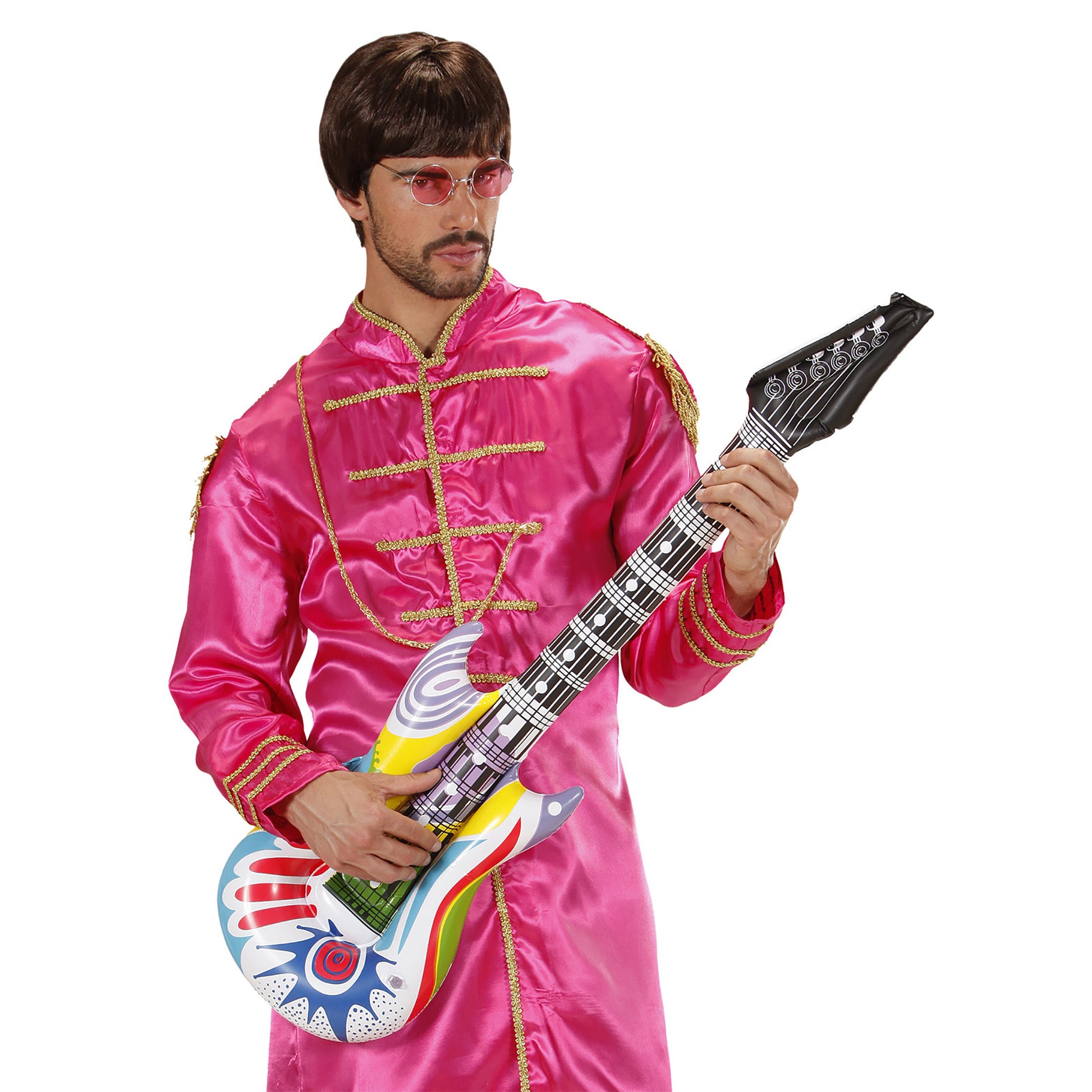 "AUFBLASBARE GITARRE FUNKY" mit Schultergurt - 105 cm – Ansicht 3