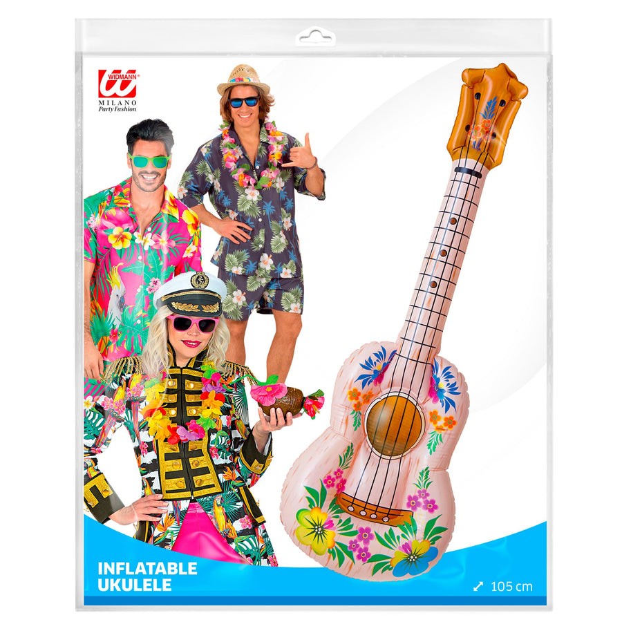 "AUFBLASBARE GITARRE HULA" 105 cm – Detailansicht