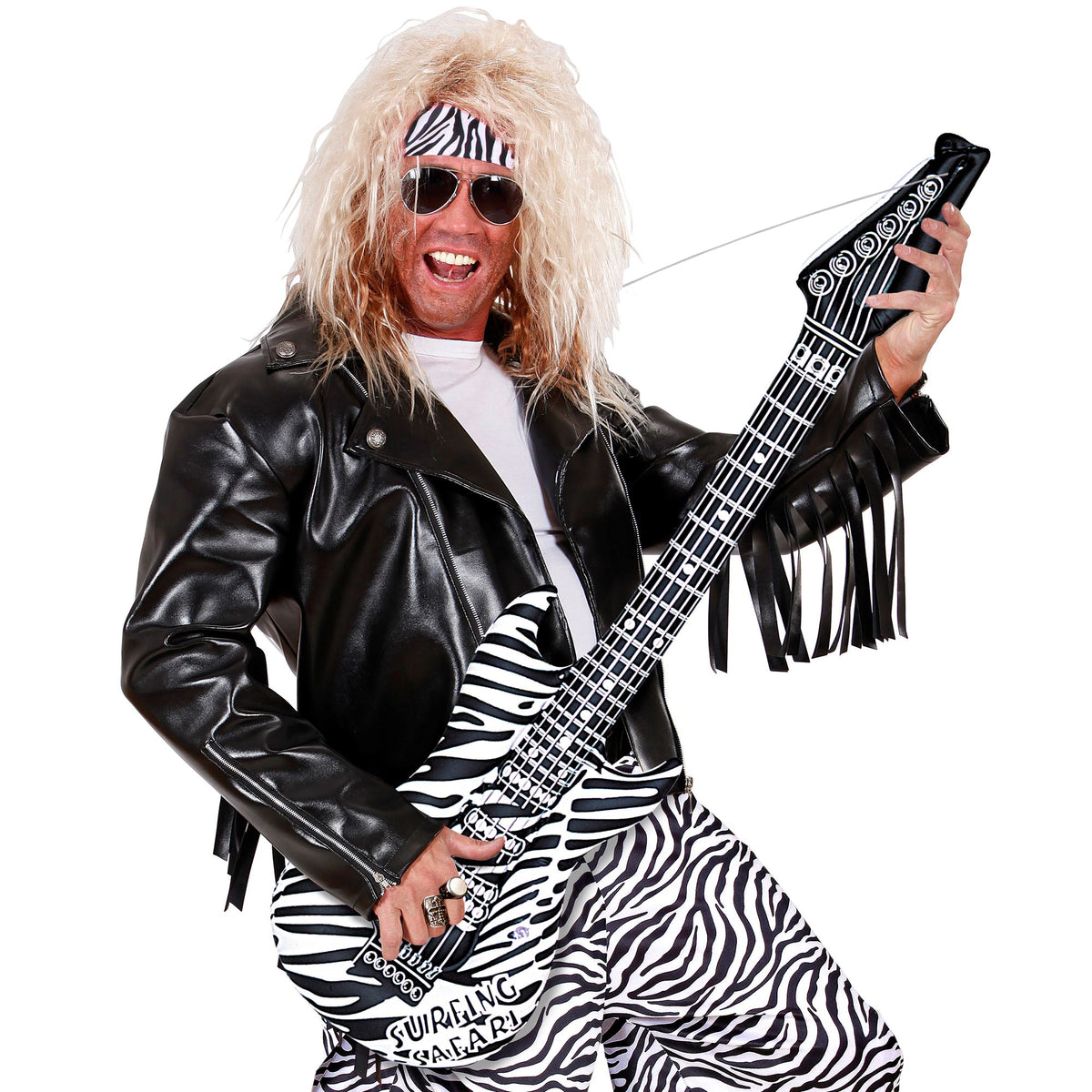 "AUFBLASBARE GITARRE IN ZEBRAMUSTER" 105 cm – Ansicht 4