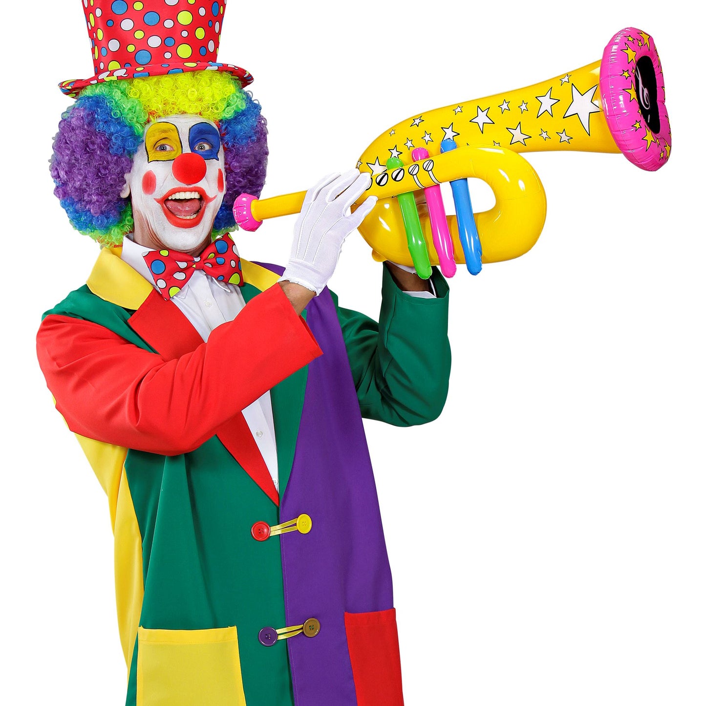 "AUFBLASBARE TUBA GELB"63 cm – Ansicht 3