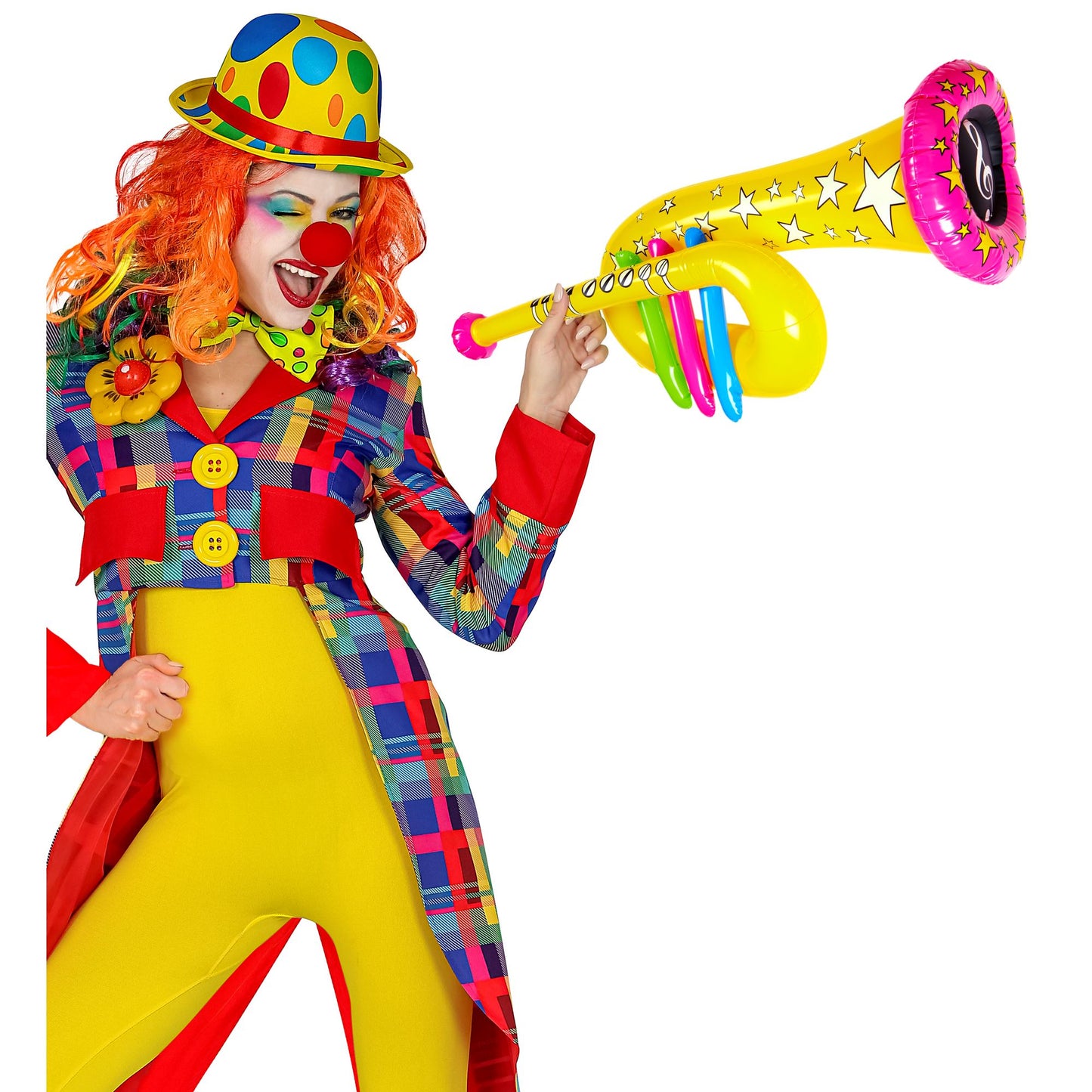 "AUFBLASBARE TUBA GELB"63 cm – Ansicht 5