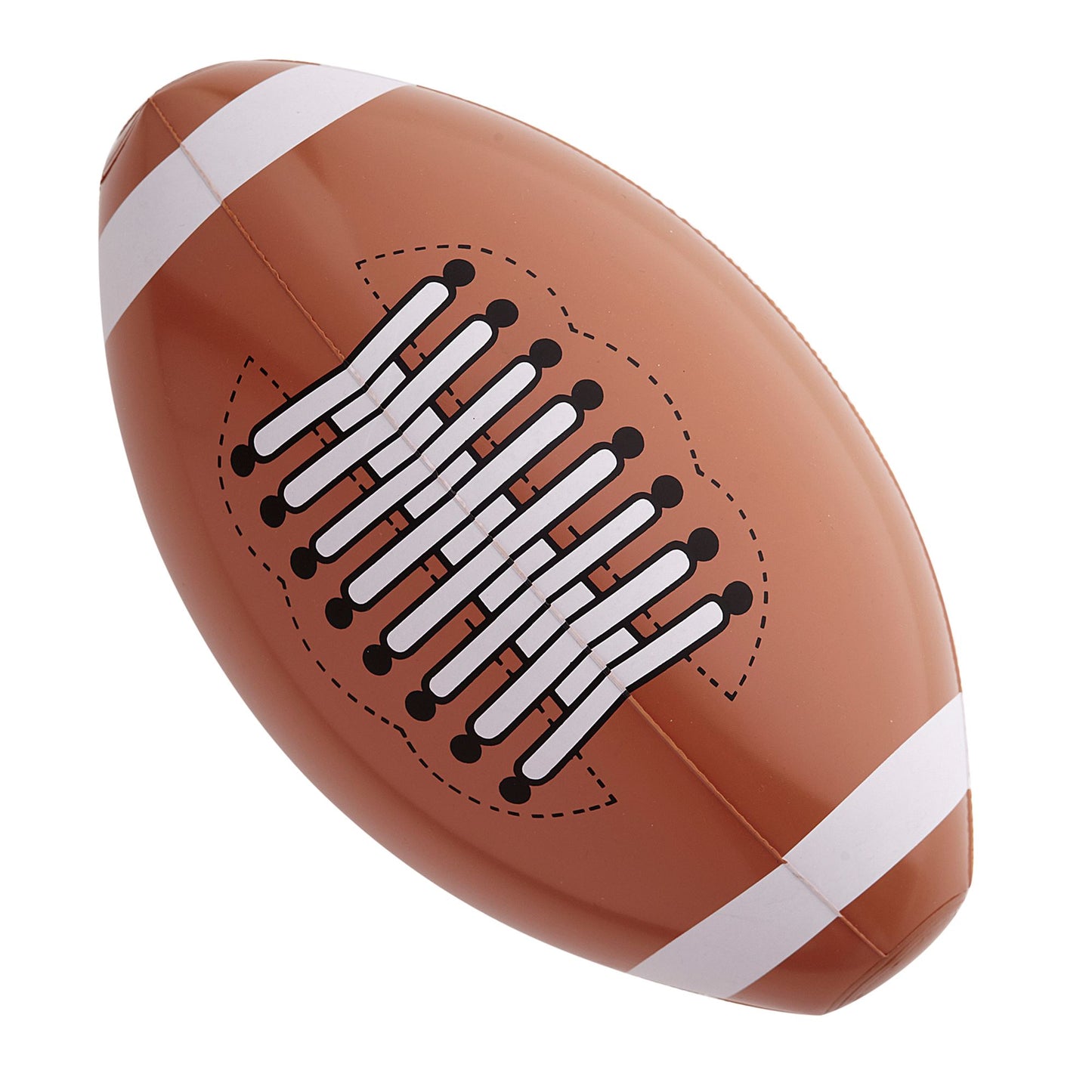 "AUFBLASBARER AMERIKANISCHER FOOTBALL" 36 cm – Vorderansicht