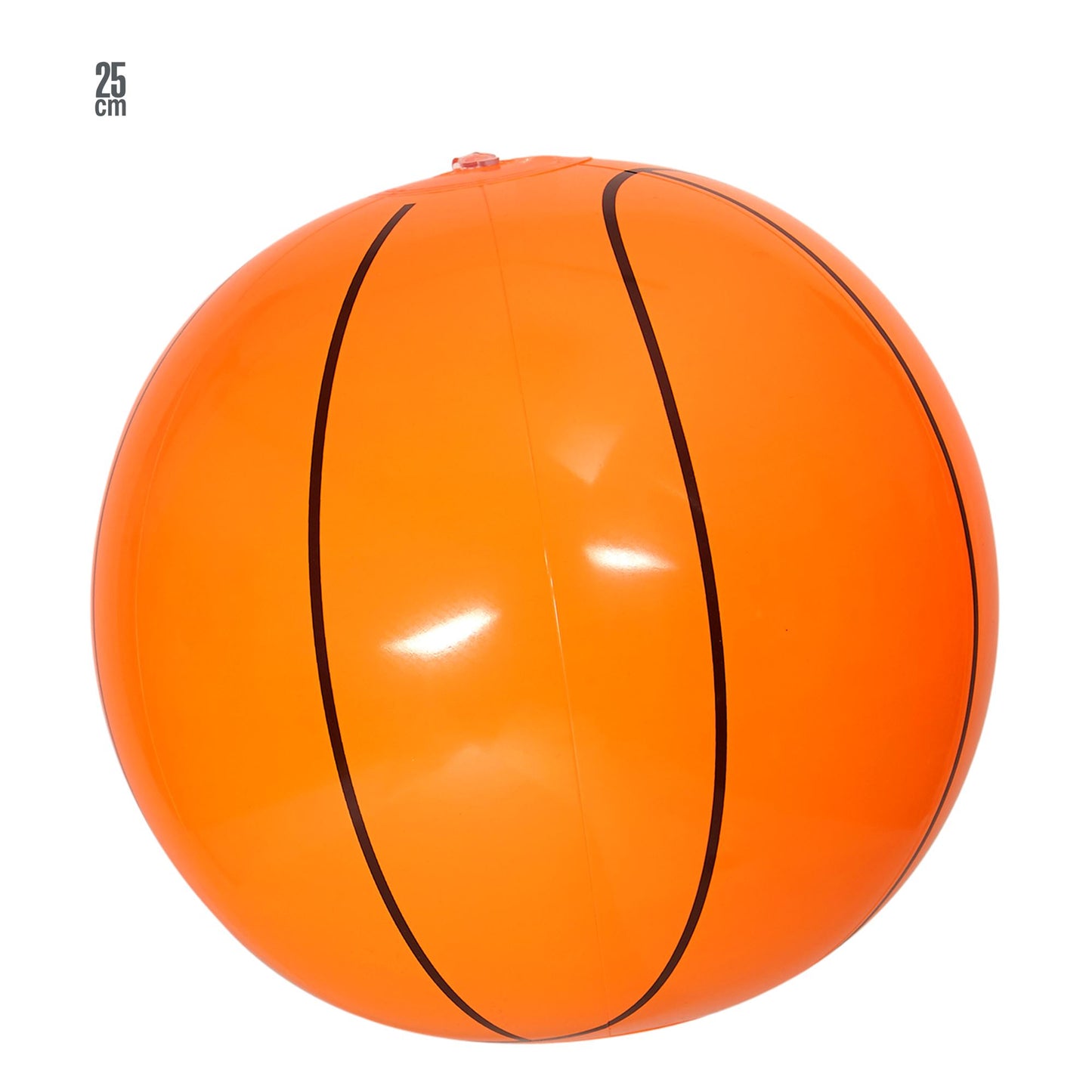 "AUFBLASBARER BASKETBALL" 25 cm – Vorderansicht