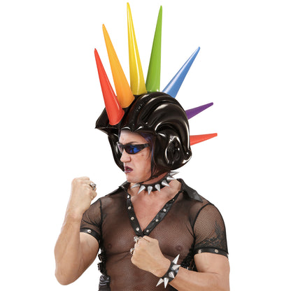 "AUFBLASBARER HELM MIT SPIKES" 90 cm – Ansicht 3
