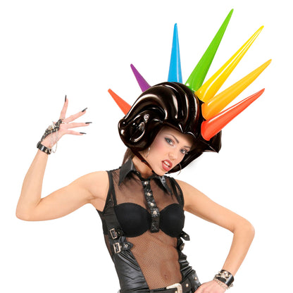 "AUFBLASBARER HELM MIT SPIKES" 90 cm – Ansicht 4