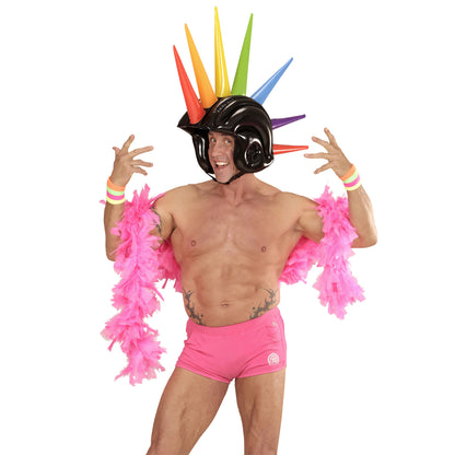 "AUFBLASBARER HELM MIT SPIKES" 90 cm – Ansicht 5