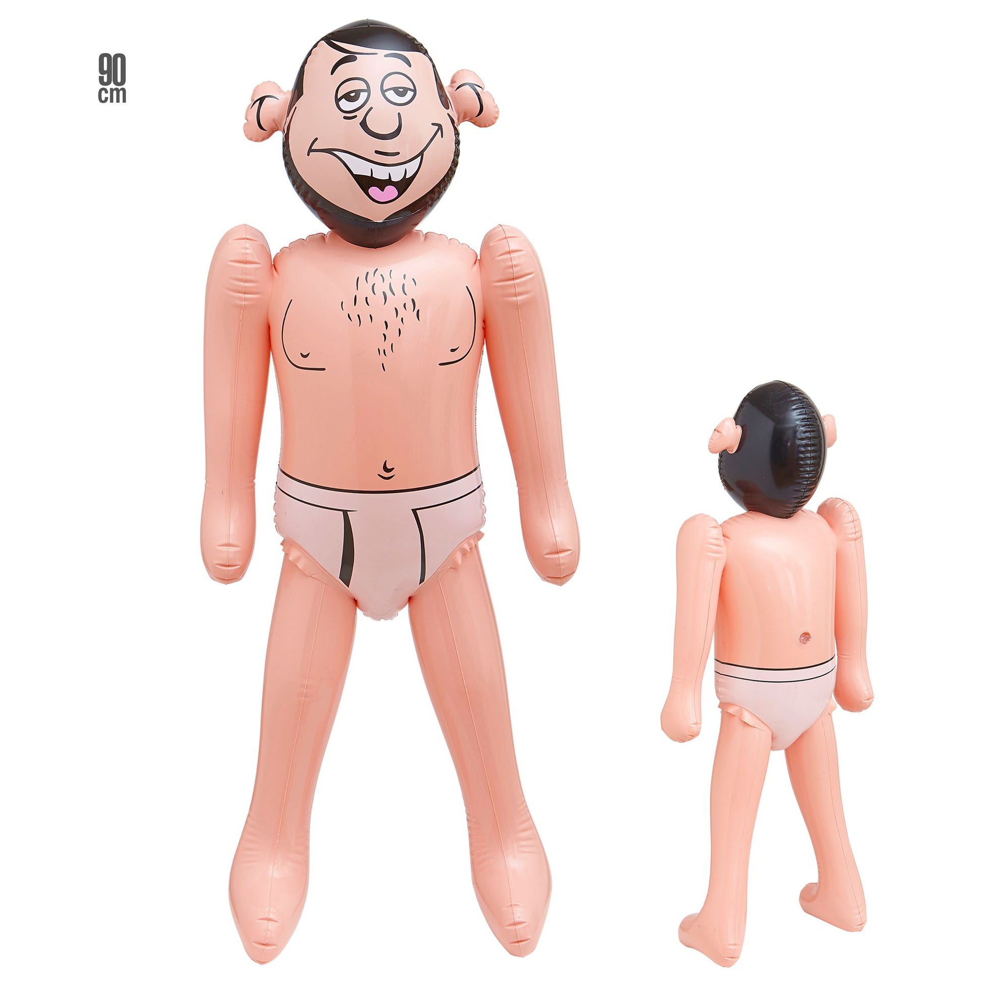 "AUFBLASBARER IDEALER EHEMANN" 90 cm – Vorderansicht