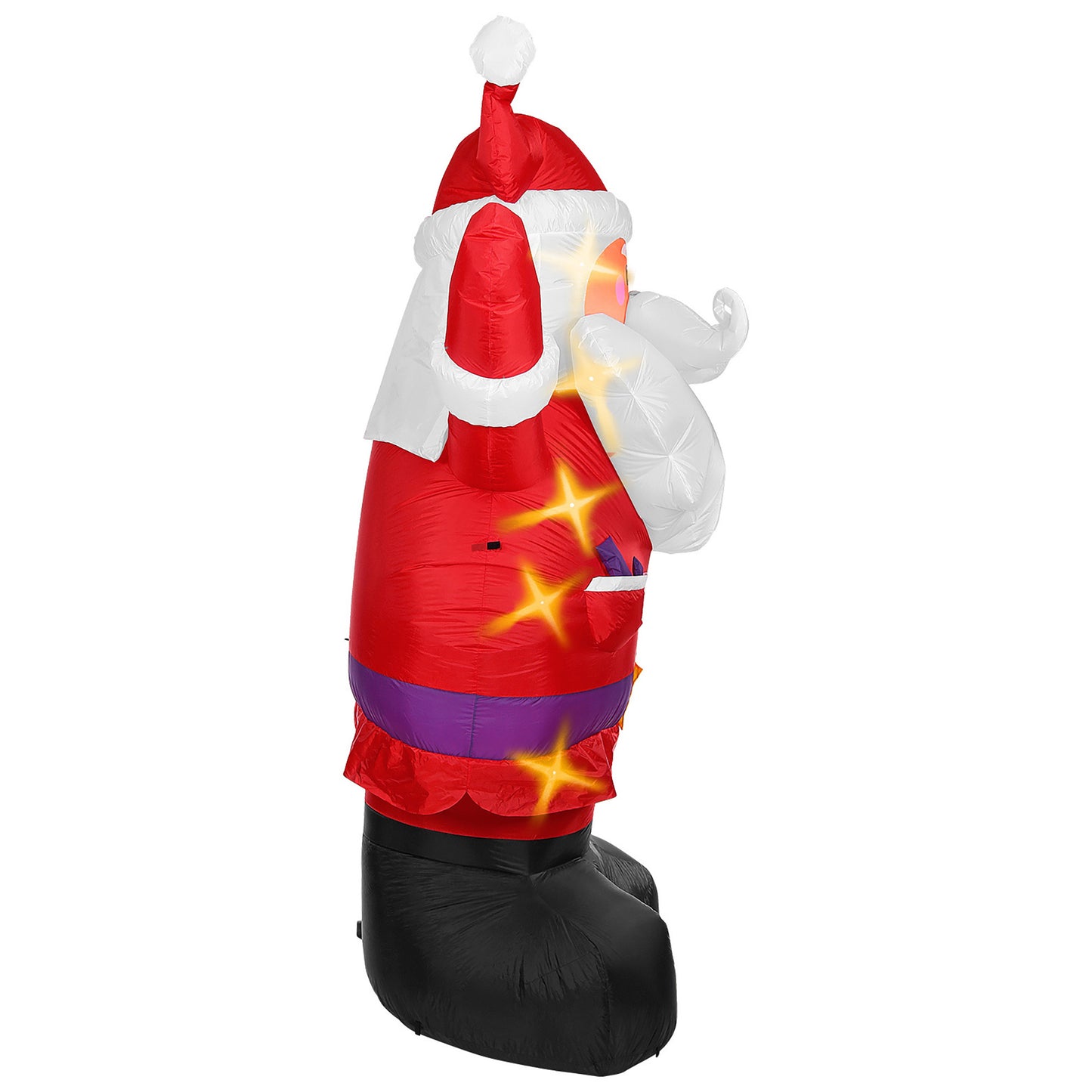 "AUFBLASBARER LEUCHTENDER SANTA CLAUS MIT INTEGRIERTEM GEBLÄSE" 300 cm – Ansicht 3