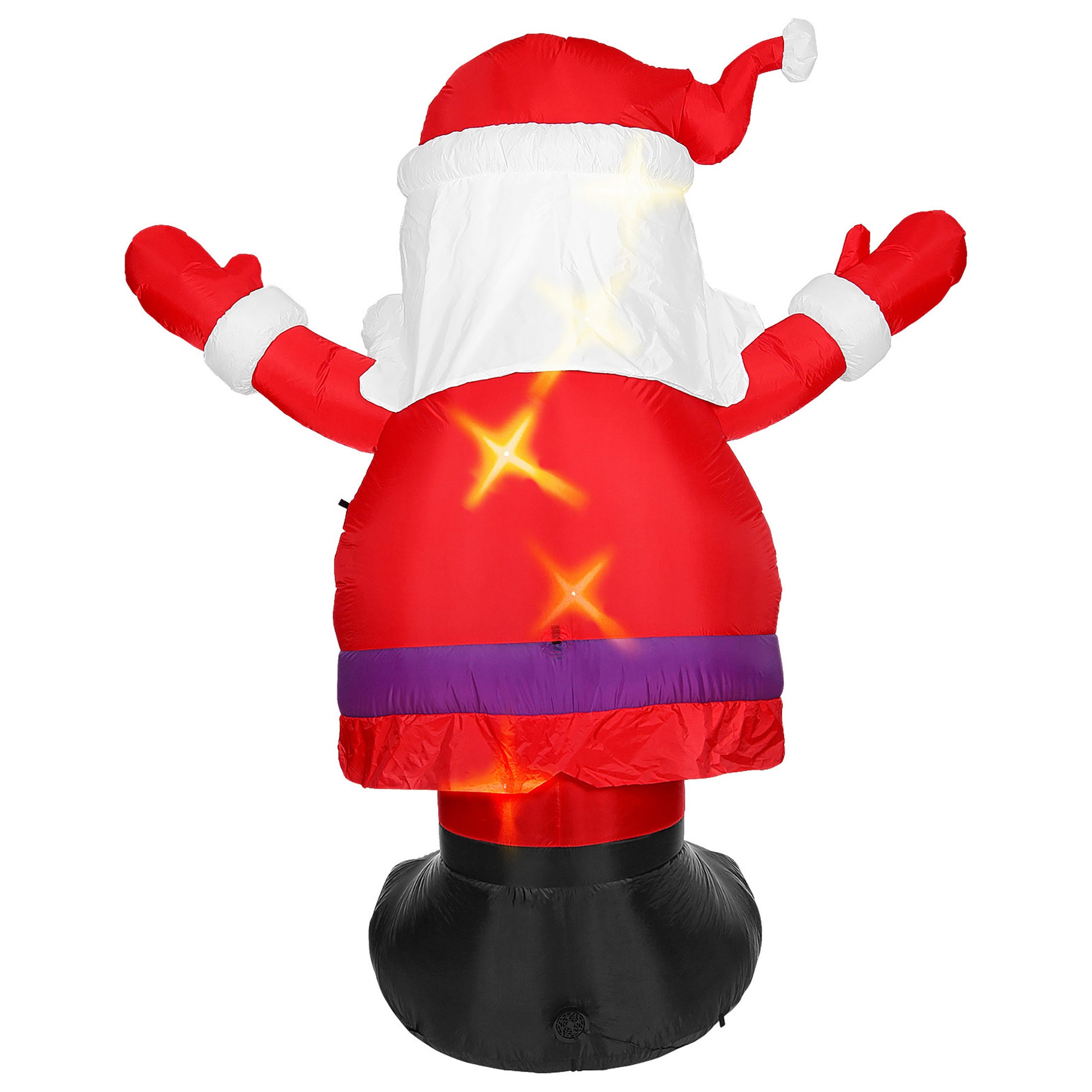 "AUFBLASBARER LEUCHTENDER SANTA CLAUS MIT INTEGRIERTEM GEBLÄSE" 300 cm – Ansicht 4