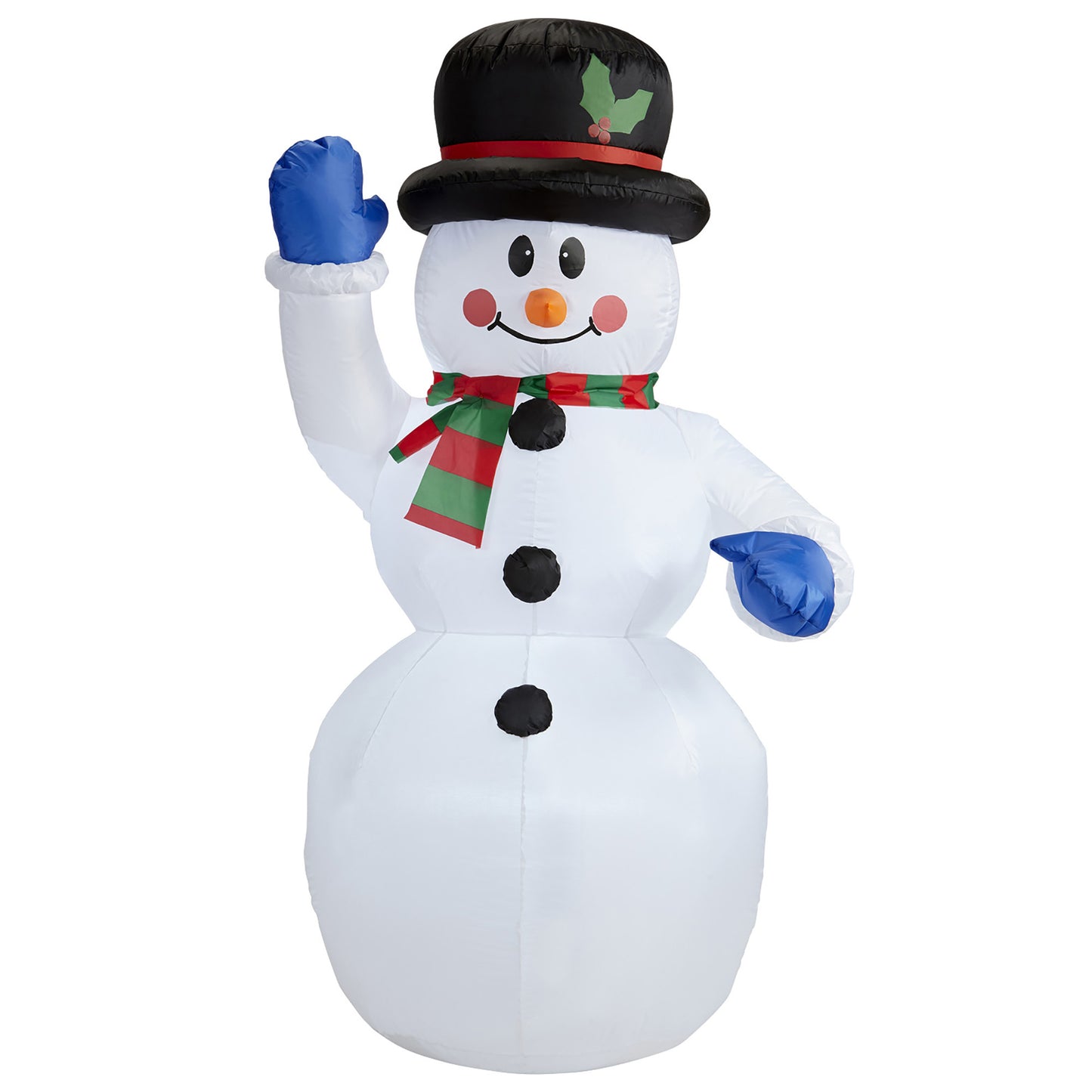 "AUFBLASBARER LEUCHTENDER SCHNEEMANN MIT INTEGRIERTEM GEBLÄSE" 150 cm – Ansicht 3
