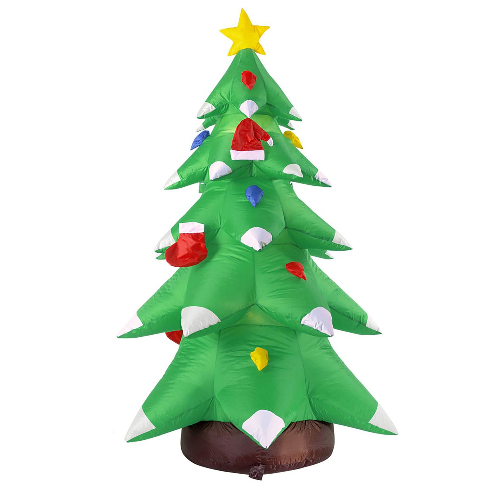 "AUFBLASBARER LEUCHTENDER WEIHNACHTSBAUM MIT INTEGRIERTEM GEBLÄSE" 183 cm – Ansicht 3