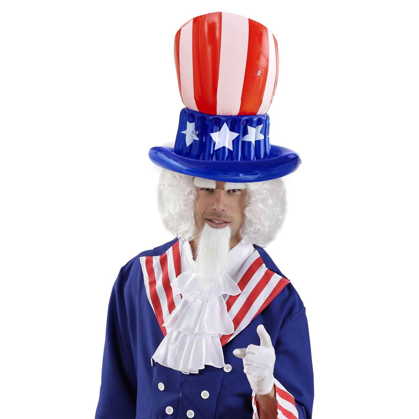 "AUFBLASBARER ZYLINDER UNCLE SAM" – Detailansicht