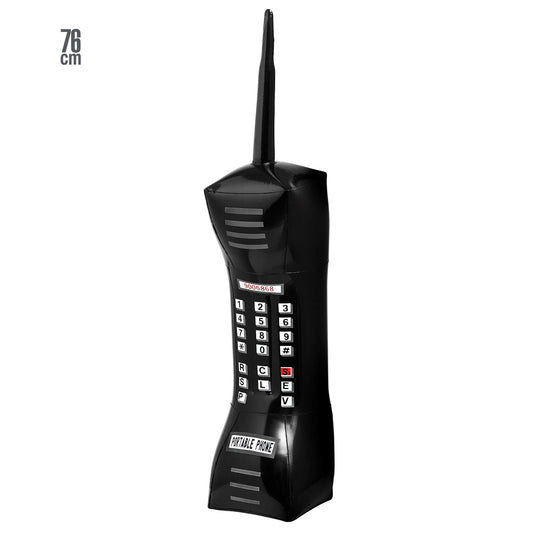 "AUFBLASBARES HANDY" 77 cm – Vorderansicht