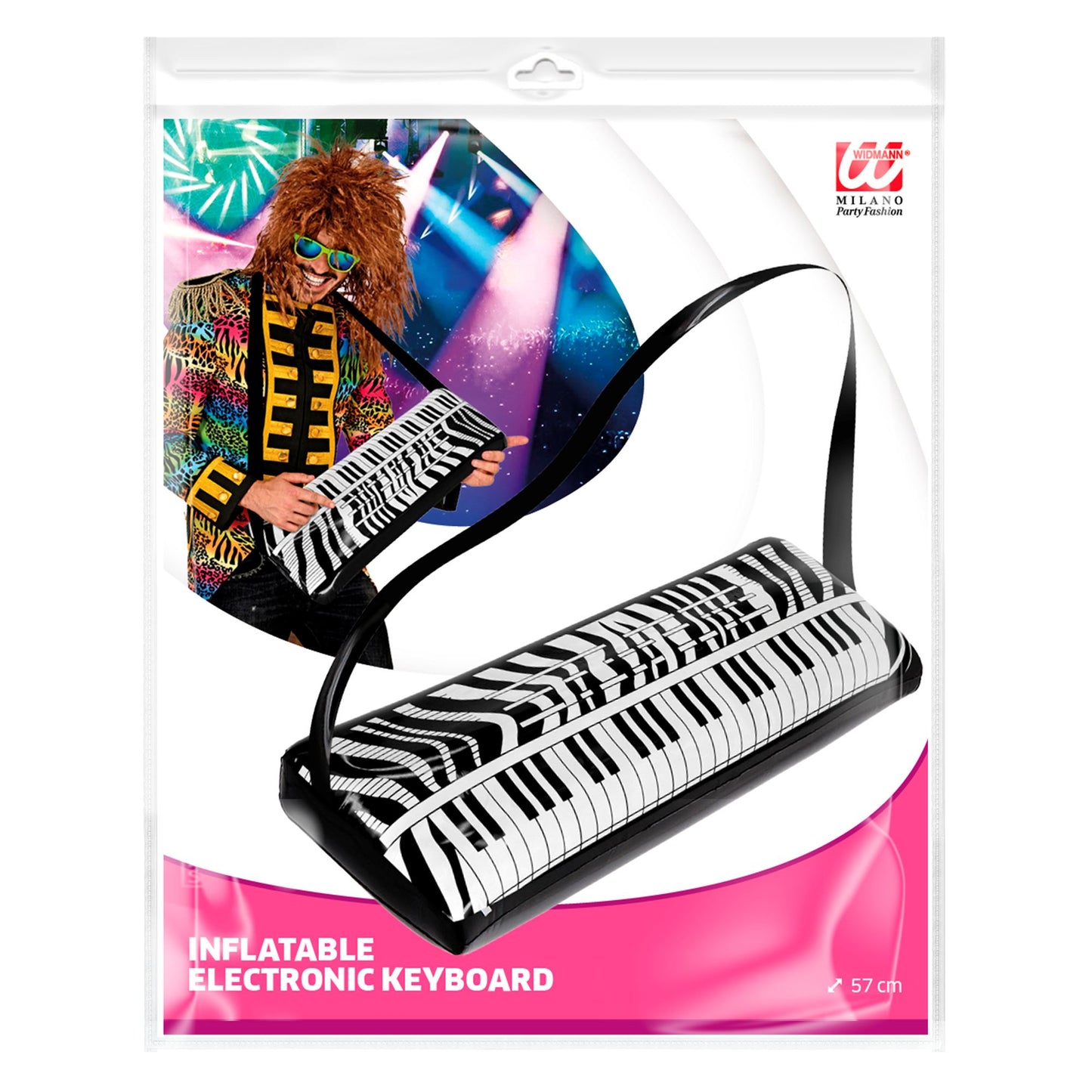 "AUFBLASBARES KEYBORD" 57 cm – Detailansicht