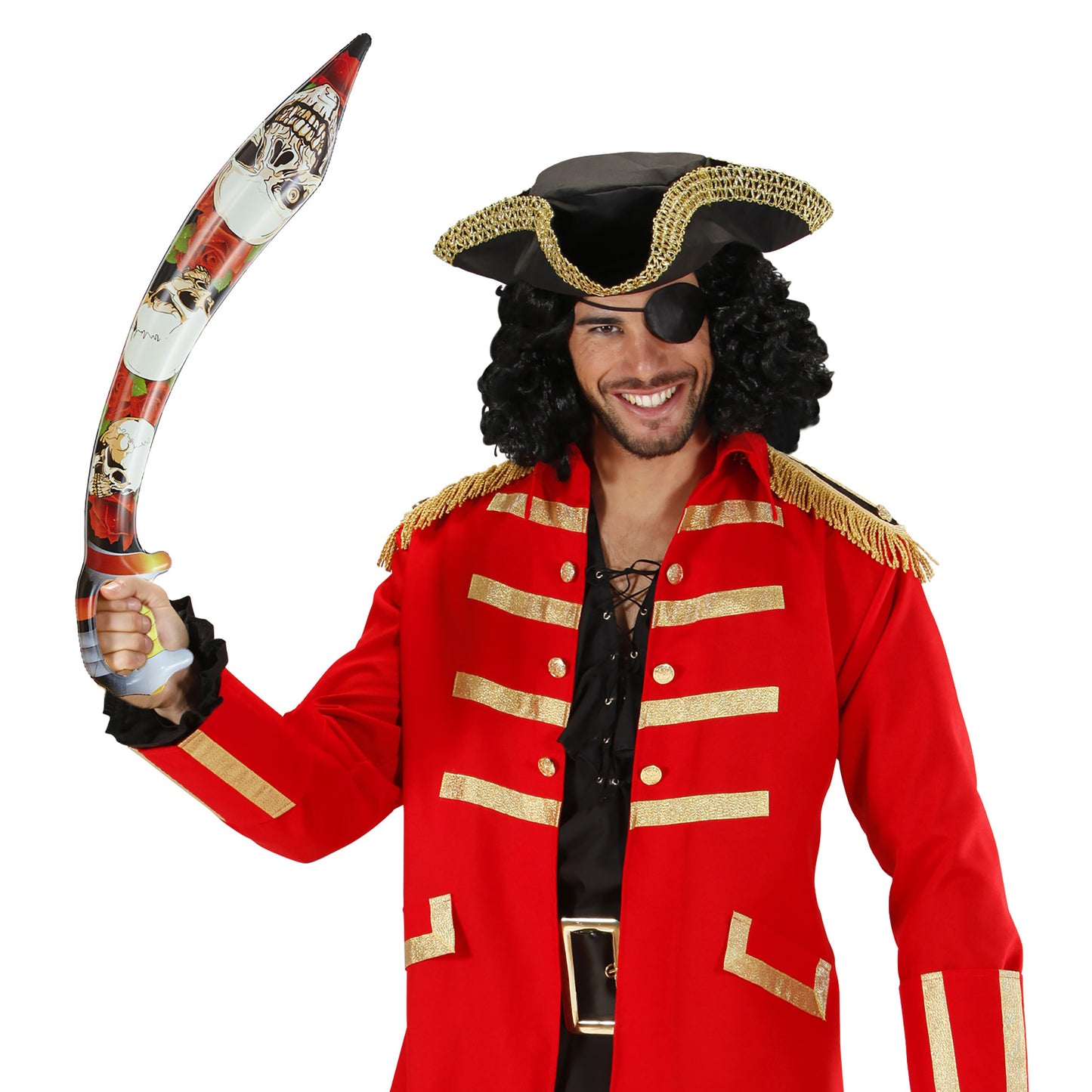"AUFBLASBARES PIRATENSCHWERT" 75 cm – Detailansicht