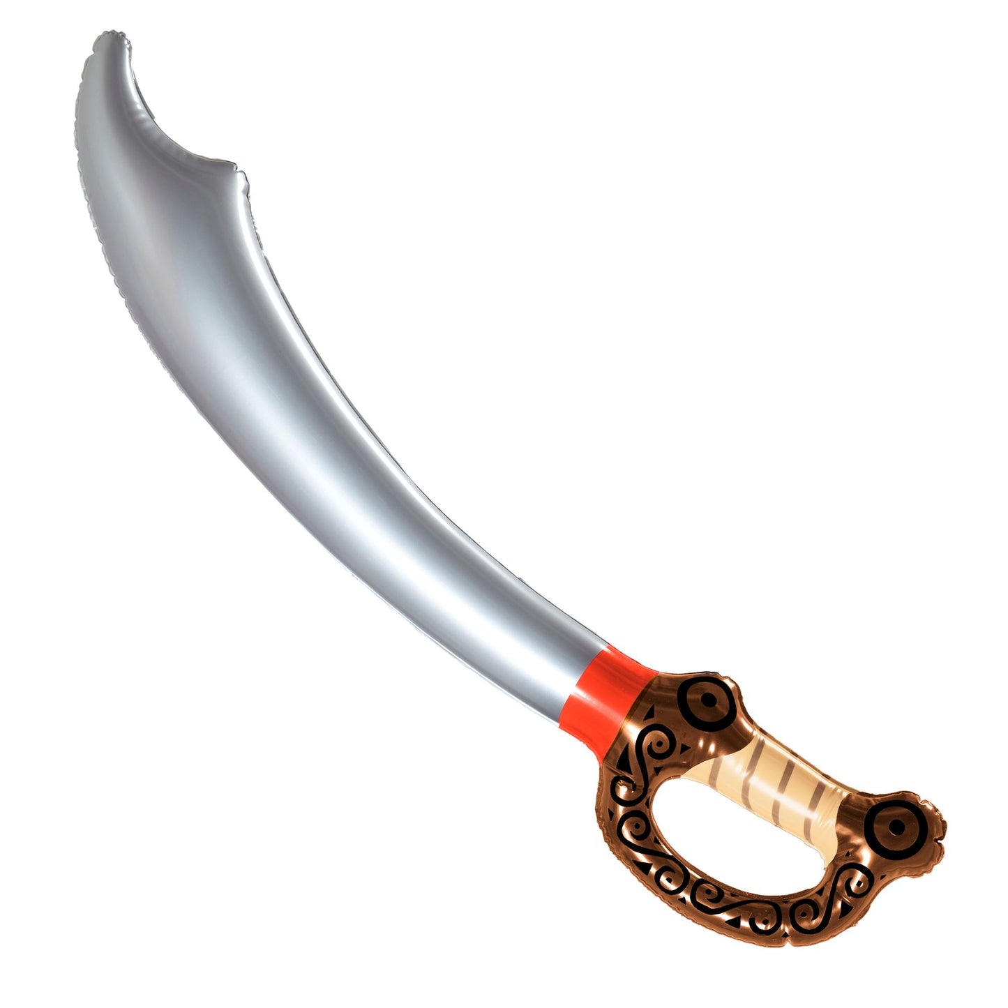 "AUFBLASBARES PIRATENSCHWERT" 75 cm – Vorderansicht